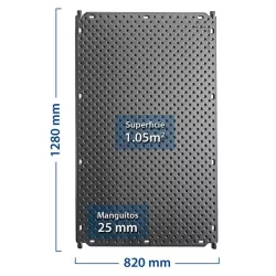 Colector solar piscinas oku 1001