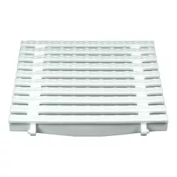 Rejilla para rebosadero piscina por placas 22/245 mm.