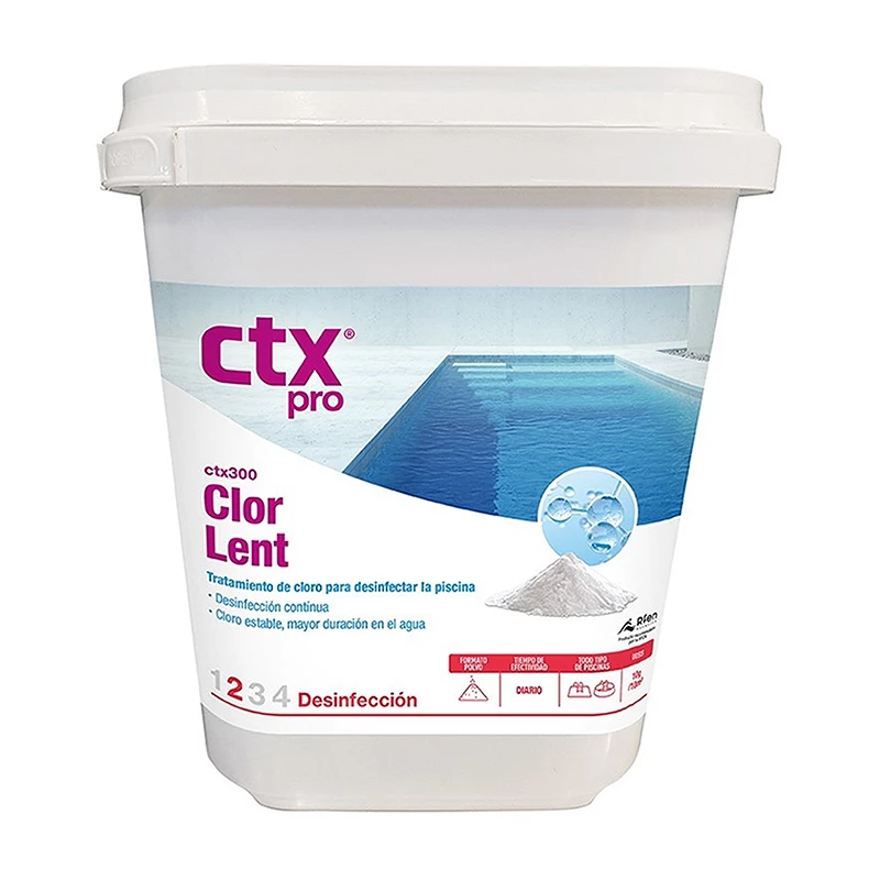 Cloro lento en polvo CTX 300 en 5 kg