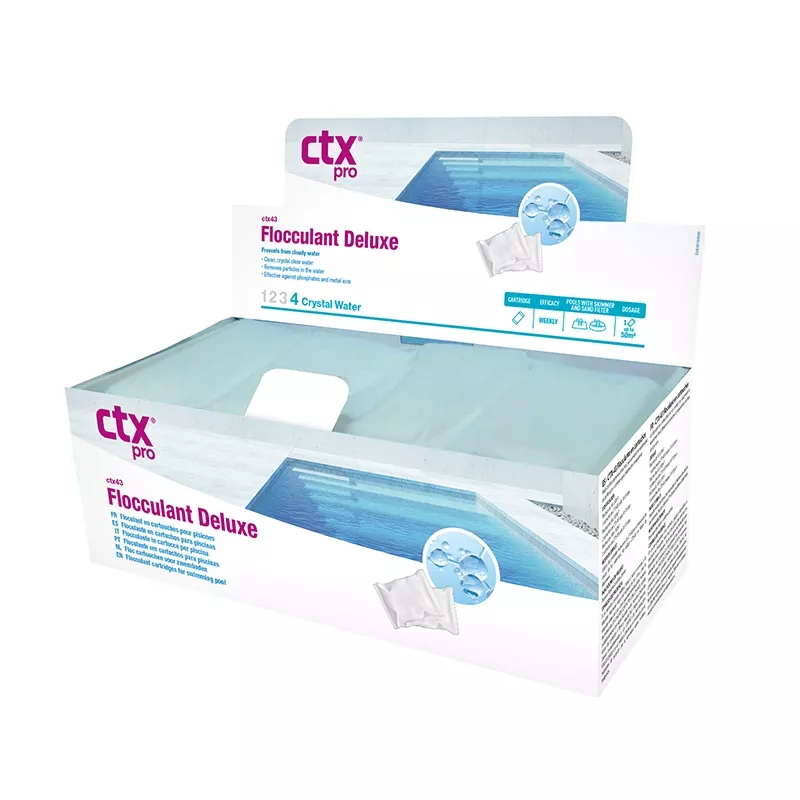 Floculante cartuchos CTX 43 en 1 kg.