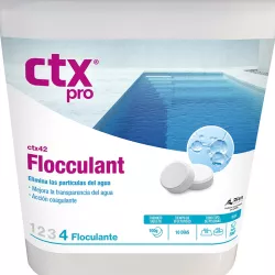 Floculante tabletas CTX 42 en 5 kg.