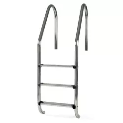 Escalera piscina Aquarama Standard 3 Peldaños AISI-304