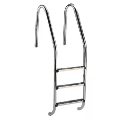 Escalera piscina Aquarama Standard 3 peldaños AISI-316 Electropulida (especial cloración salina)