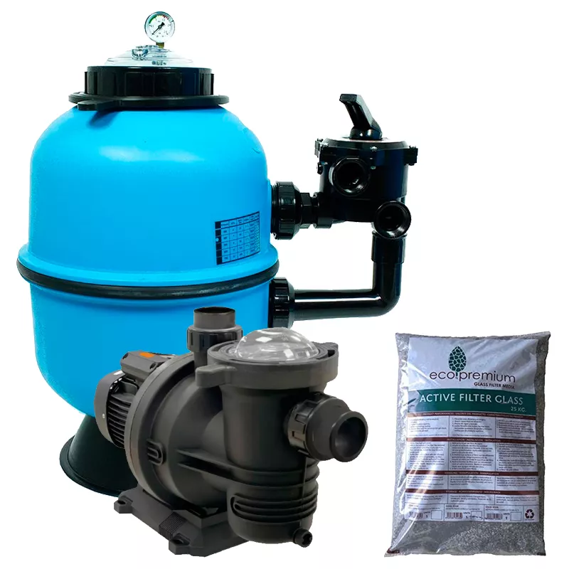 Pack filtración Neptuno 600 + Aquasphere SSP 100M + Vidrio
