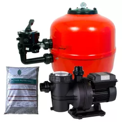 Pack filtración Star Plus 600 + bomba velocidad variable Noxplus 1 CV + Vidrio