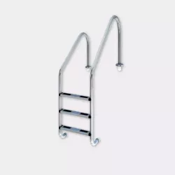 Asymmetrical pool ladder Standard 5 steps salt swimming pool