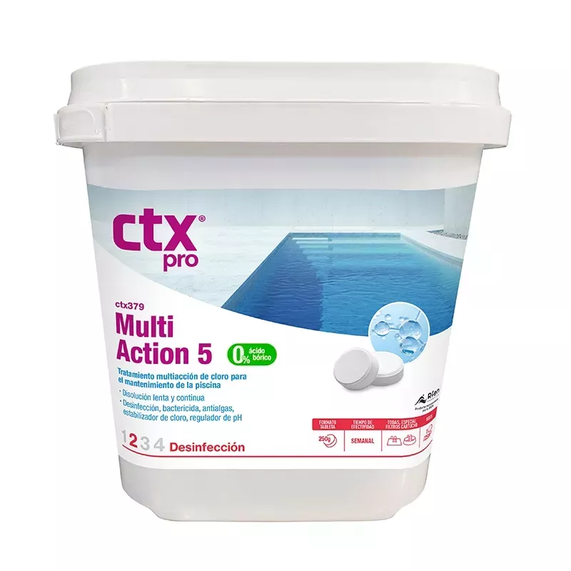 Multiacción para filtros de cartucho y diatomeas CTX 379.0 en 5 kg 0% ácido bórico