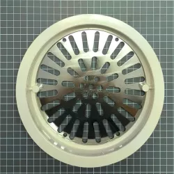 Drainage grating in stainless steel d. 200 mm.