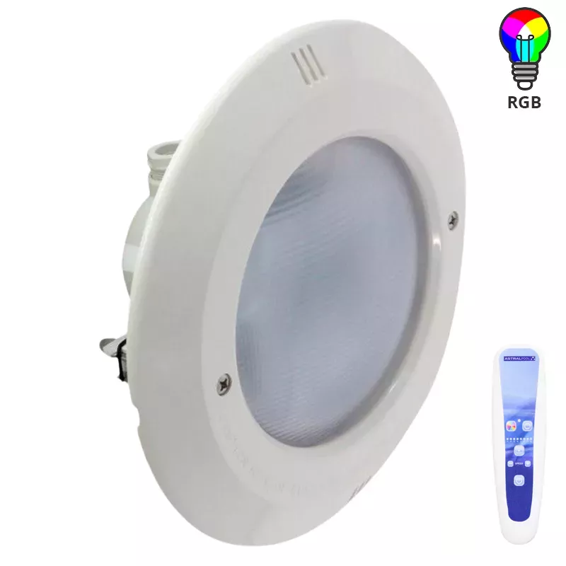 LED-Flutlicht PAR56 Astralpool Lumiplus Essential RGB-Licht 1100 Lumen mit drahtloser Steuerung