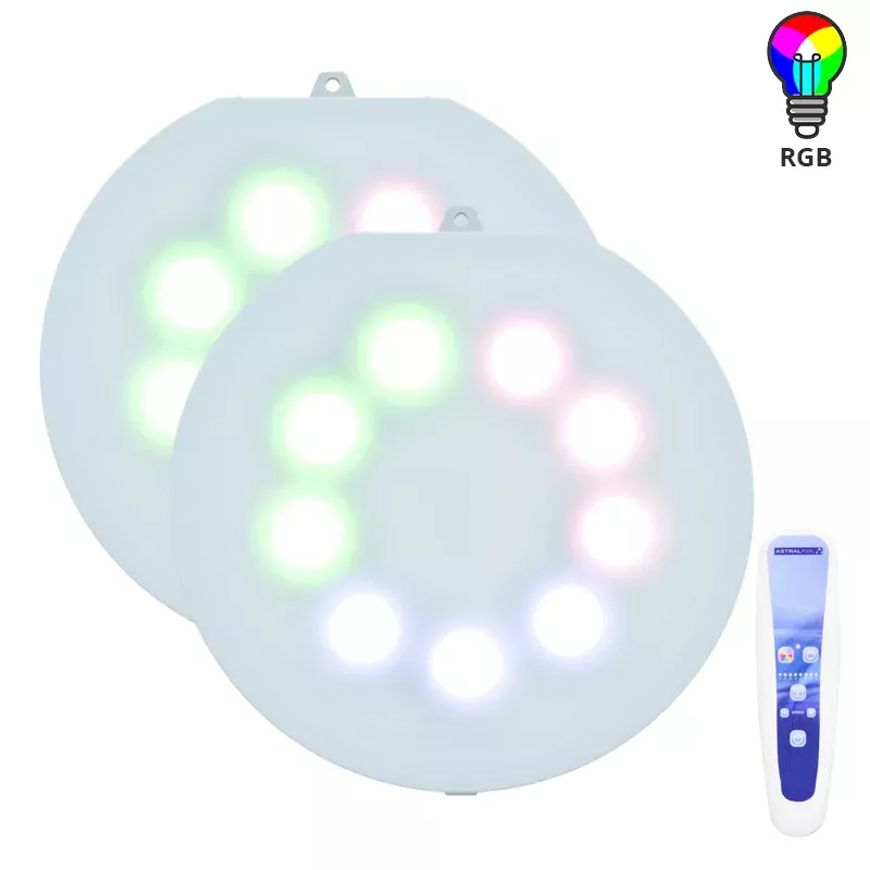 Punto de luz LED Astralpool LumiPlus Flexi RGB Wireless AC 2 PL + Control Motion