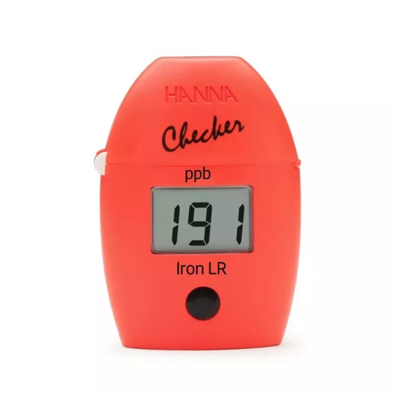 HANNA Checker HI746 Digitaler Eisen-Tester, Messbereich 0-999 ppb, enthält Küvetten und Reagenzien