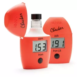 HANNA Checker HI746 Digitaler Eisen-Tester, Messbereich 0-999 ppb, enthält Küvetten und Reagenzien