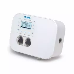 Hanna Controlo automático de pH, ORP e temperatura BL132-20 com painel de câmara de fluxo e Ethernet