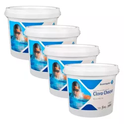 Brenntag Cloro rapido in granuli Brenntquisan da 5 kg - Confezione da 4 contenitori