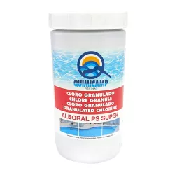 Alboral cloro granulado lento em 1 kg.