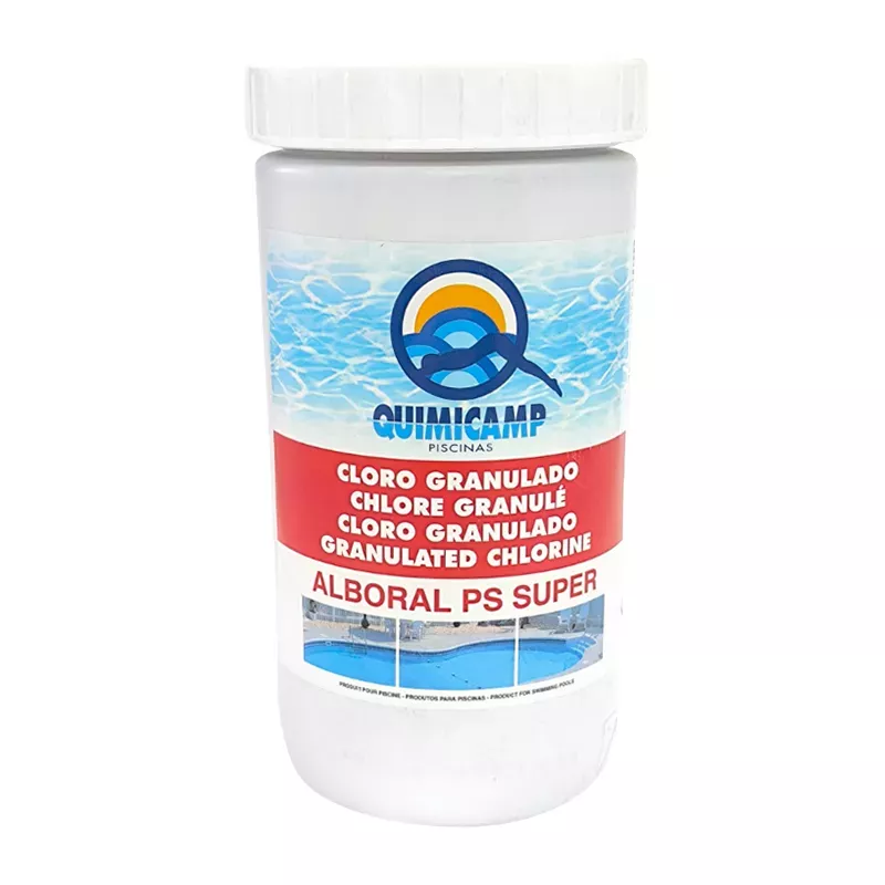 Alboral slow granulated chlorine in 1 kg.