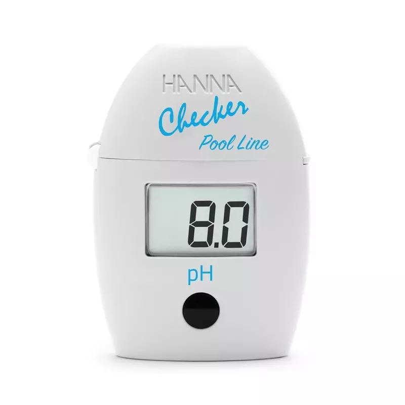 Tester digital de pH HANNA Checker HI779, medição de 6,5 a 8,5, inclui cubetas e reagente para 100 testes
