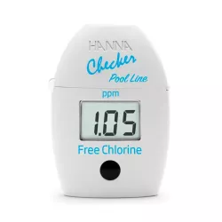 Medidor digital de cloro livre HANNA Checker Pool Line HI7014 com faixa de 0,0-2,50 ppm