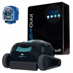 Salt chlorinator Innowater SALT 15 + pH regulator Seko Dinamik + Dolphin Liberty 200