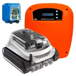Clorador BSV SMART EVo AUTO 25 + Kit control de pH + Zodiac 30 XA iQ