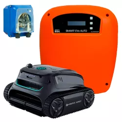 Chlorinateur BSV SMART EVo AUTO 25 + kit de contrôle du pH + Wybot i30 NG
