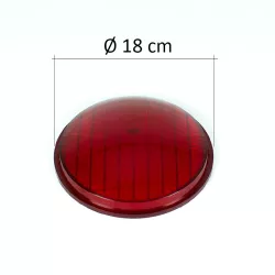 Lentes para focos extraplanos de piscinas roja