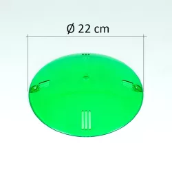 Lentes para focos empotrados de piscinas verde