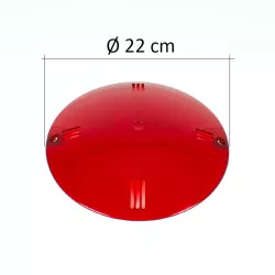 Lentes para focos empotrados de piscinas roja