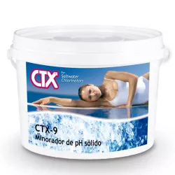 CTX 9 en 8  kg. Minorador de ph solido para piscinas de sal