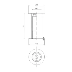 Anclaje plano tipo Zurich-Wiesbaden d.43