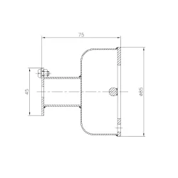 Copa anclaje cuerda corcheras con varilla