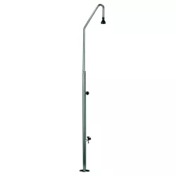 Ducha piscina Astral con 1 rociador y 1 grifo lavapies