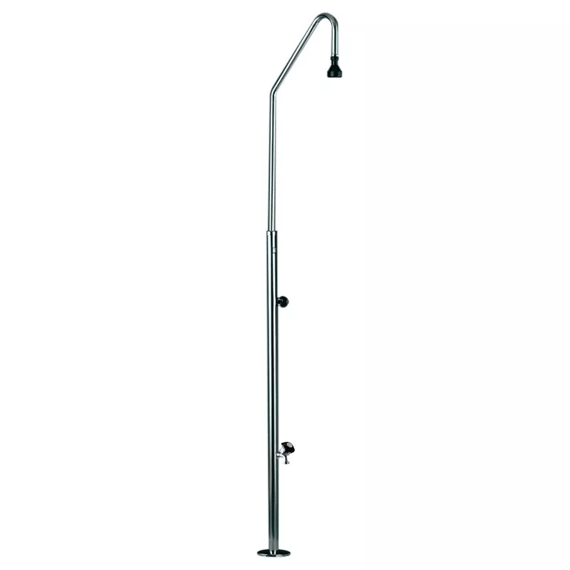 Ducha piscina Astral con 1 rociador y 1 grifo lavapies