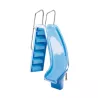 Tobogan para piscina curva a derecha