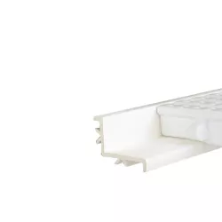 Perfil soporte para rejilla rebosadero piscina