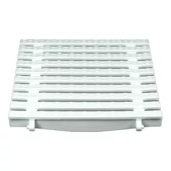 Rejilla para rebosadero piscina por placas 22/295 mm.