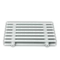 Rejilla para rebosadero piscina 22/195 mm. uni