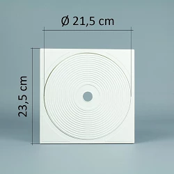 Tapa Circular con Aro para Regulador de Nivel