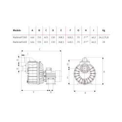 Bomba Nadador contracorriente Espa Nadorself 300M