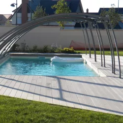 Cubierta baja para piscina modelo 1 de 3 x 6