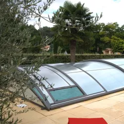 Cubierta baja semi-corredera para piscina  modelo 6 de 8 x 4