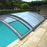 Cubierta baja semi-corredera para piscina modelo 7 de  10 x 5