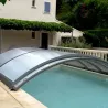 Cubierta baja semi-corredera para piscina modelo 7 de  10 x 5