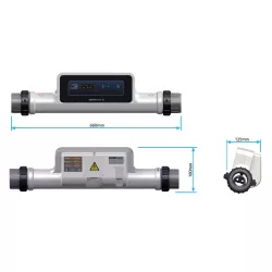 Intercambiador eléctrico Astralpool Compact ElectricHeat 9 KW
