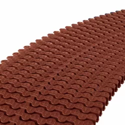 Rejilla para rebosadero piscina color Marrón Oscuro 22/295 mm.