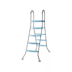 Escalera de acero inoxidable 142cm 2x4 pelda