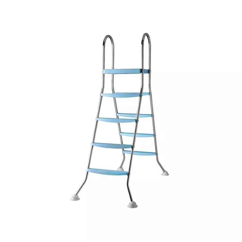 Escalera de acero inoxidable 142cm 2x4 pelda