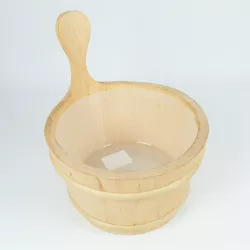 Cubo de madera saunas