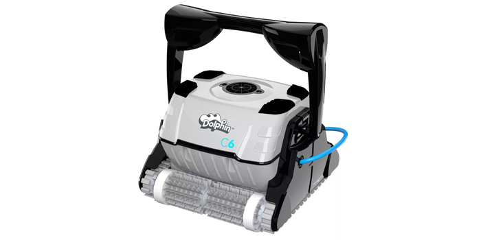 El limpiafondos Dolphin Active X4 proporciona una limpieza fiable, cómoda y rentable para de la piscina. Su fiable método de filtración en cualquier condición de la piscina y el cepillado activo en toda superficie, optimizan la higiene de la piscina.